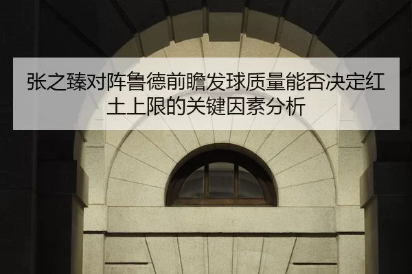 张之臻对阵鲁德前瞻发球质量能否决定红土上限的关键因素分析